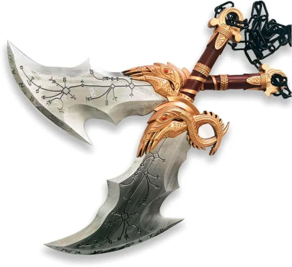 Kratos Blades of Chaos – Authentic God of War Ragnarok Cosplay Weapon Prop