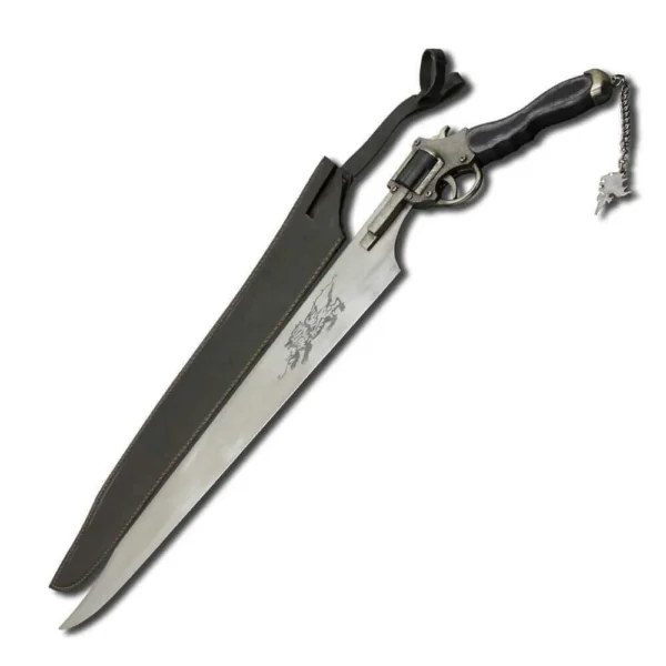 Authentic FF8 Squall Gunblade Replica – Final Fantasy Style Revolver Sword