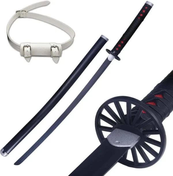 TANJIRO KAMADO SWORD BLACK NICHIRIN BLADE DEMON SLAYER SWORD