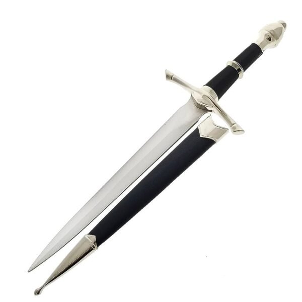 14" Ranger Medieval Dagger. Historical Short Sword with Scabbard. for Collection, Gift, Cosplay at Renaissance Fair