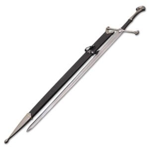 Narsil Sword Replica with Wall Mount & Scabbard – Lord of the Rings Display