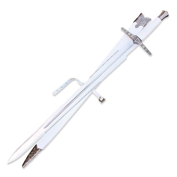 Witcher Silver Sword Witcher 3 Sliver Sword Killer Blade Fantacy Swords Movie Replica Stainess Steel Scabbard